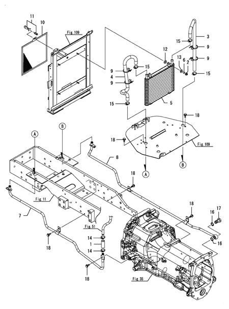 OIL COOLER (LX4100(YANMAR))