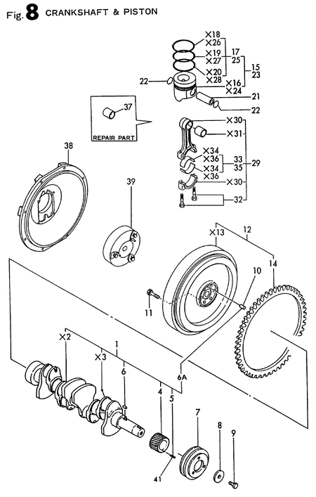 CRANKSHAFT & PISTON (4TN82E-RNS)