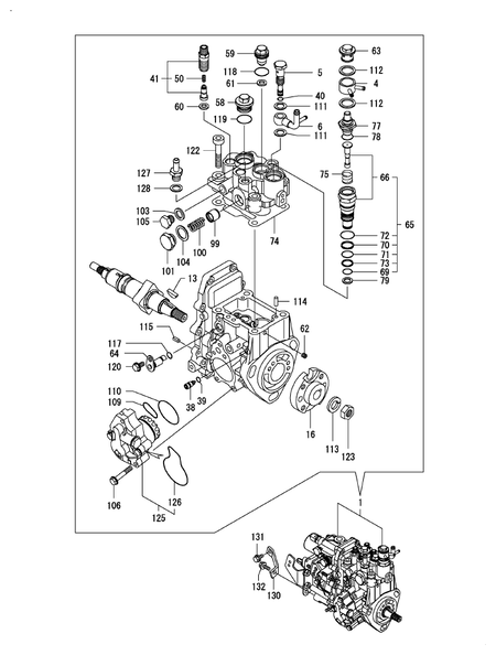 FUEL INJECTION PUMP (4TNV88-BKGWLF)
