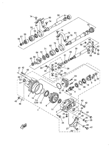 FRONT DIFFERENTIAL (YU700G-RD(2021US)) FRONT DIFFERENTIAL (YU700G-RD(2021US))