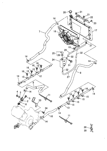 RADIATOR & HOSE(GMP) (YU700GMP) RADIATOR & HOSE(GMP) (YU700GMP)