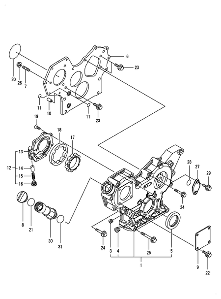 GEAR HOUSING (4TNV84T-BGGES)