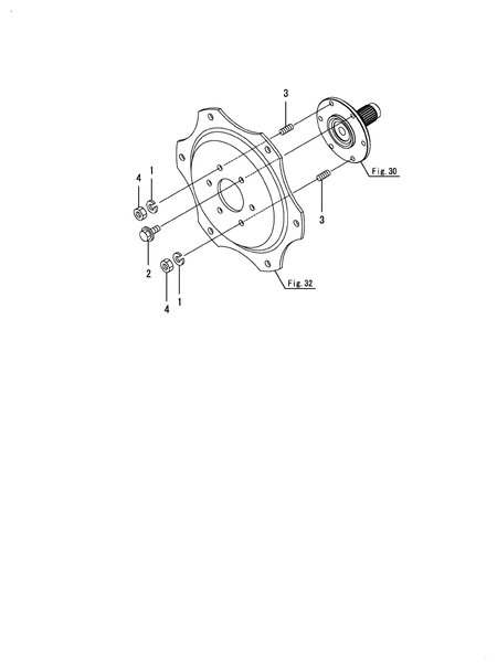 HUB BOLT (YT357AJ,Y(300001-)