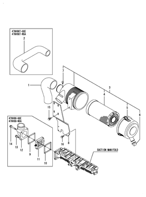 AIR CLEANER (4TNV98T-NSA) AIR CLEANER (4TNV98T-NSA)