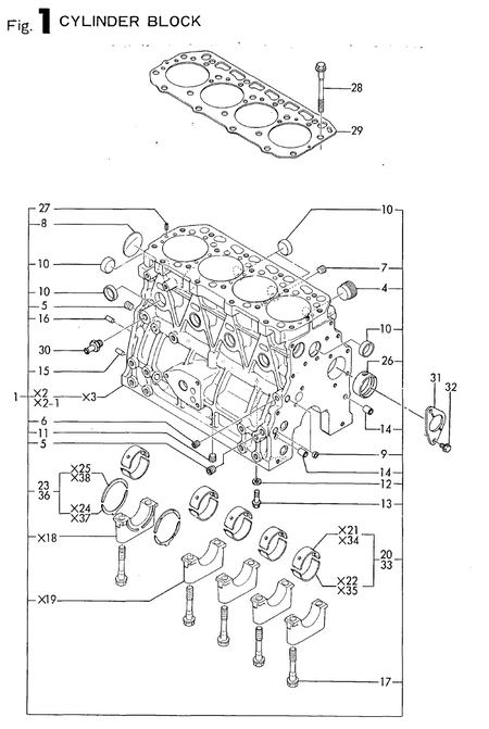 CYLINDER BLOCK (4TN82L-RTGS)