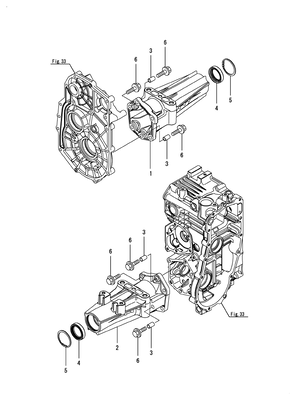 REAR HOUSING (SC2400(YANMAR))