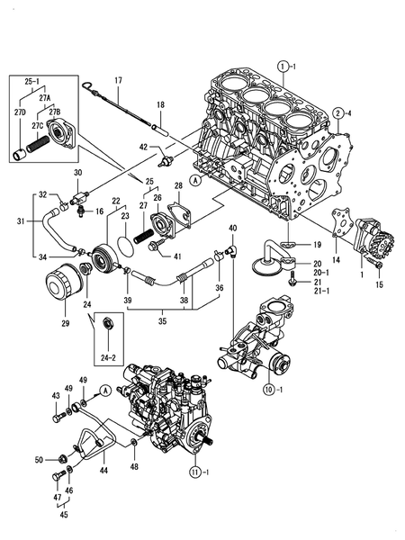 LUB.OIL SYSTEM (4TNV88-BPTB1T)