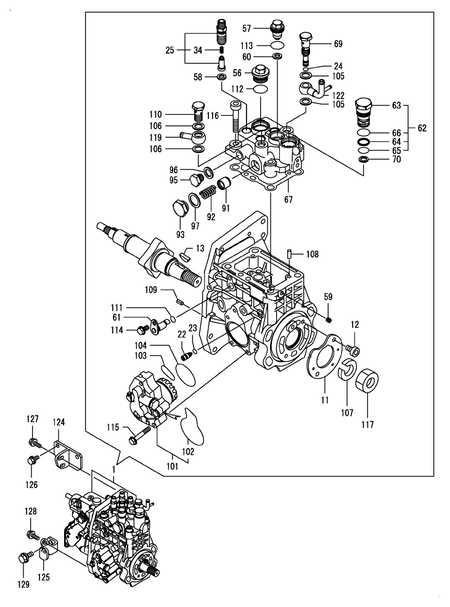 FUEL INJECTION PUMP (4TNV94L-PITL)