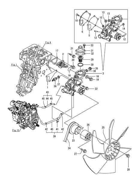 COOLING WATER SYSTEM (4TNV84T-BMDP) COOLING WATER SYSTEM (4TNV84T-BMDP)