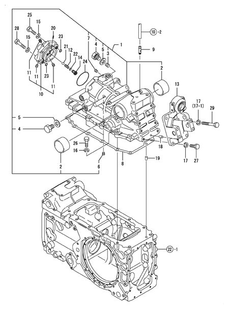 HYDRAULIC CYLINDER CASE (T80)