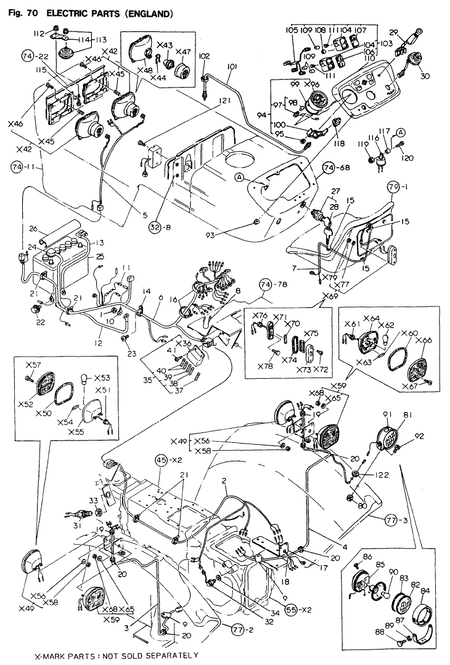 ELECTRIC PARTS(ENGLAND) (YM276D) ELECTRIC PARTS(ENGLAND) (YM276D)