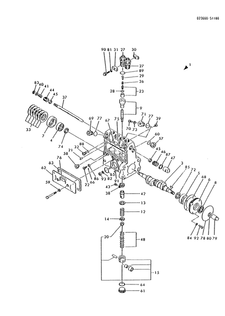 FUEL INJECTION PUMP (4TN100TL-NC)