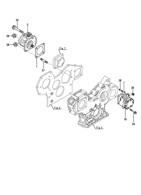 HYDRAULIC PUMP (3TNV88-MRE)