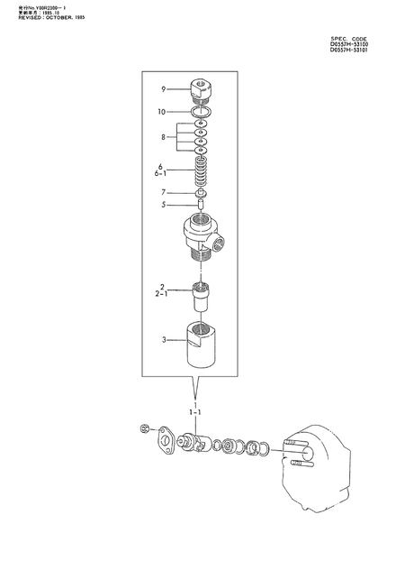 FUEL INJECTION VALVE (TF115-HT)