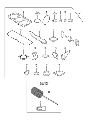 GASKET SET (3TNV88-BGGE) GASKET SET (3TNV88-BGGE)