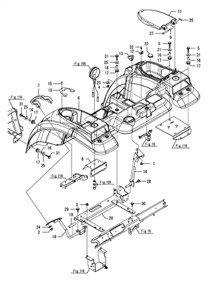 FENDER(REAR REMOTE (LX4100(YANMAR)) FENDER(REAR REMOTE (LX4100(YANMAR))