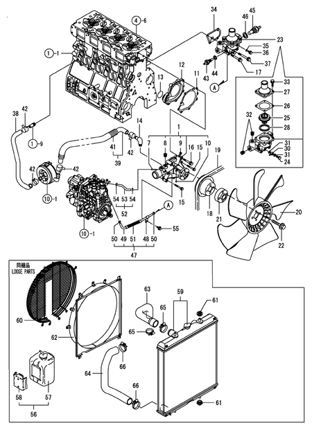 COOLING WATER SYSTEM (4TNV106T-GGEA)