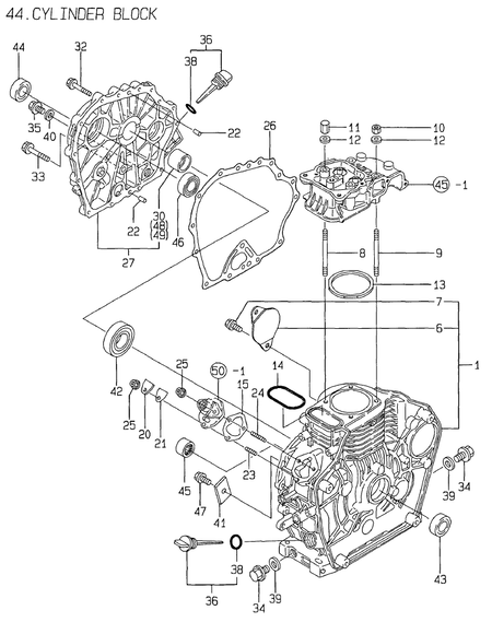 CYLINDER BLOCK (L40AE-S)
