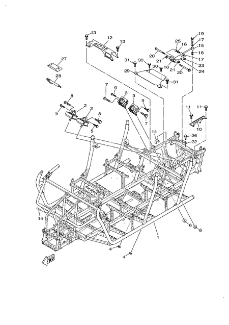 FRAME (YU700G-RD(2022US))