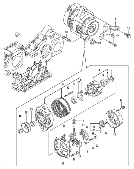 GENERATOR (3TNV84-NRE) GENERATOR (3TNV84-NRE)