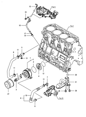 LUB. OIL SYSTEM (4TNV98CT-NVT)