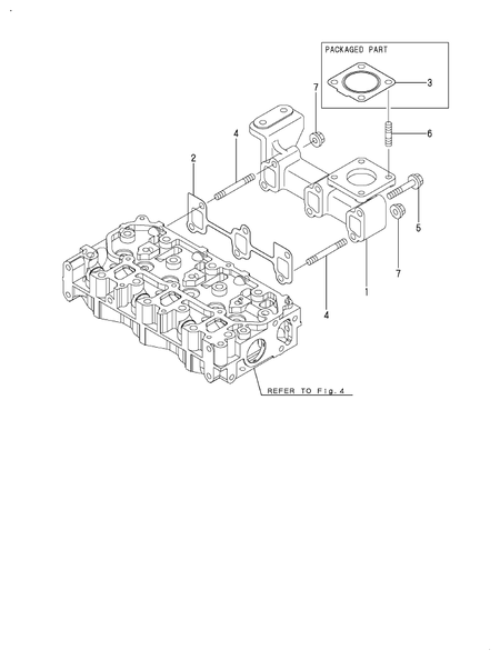 EXHAUST MANIFOLD (3TNV76-CSA3)