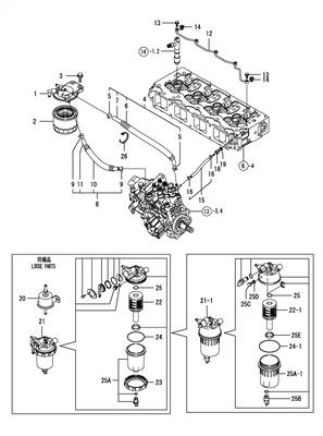 FUEL PIPING (4TNV98-NSA2)