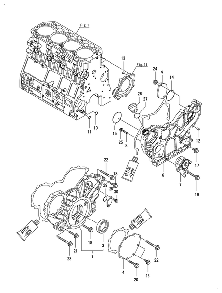 GEAR HOUSING (4TNV106-GGEHC)