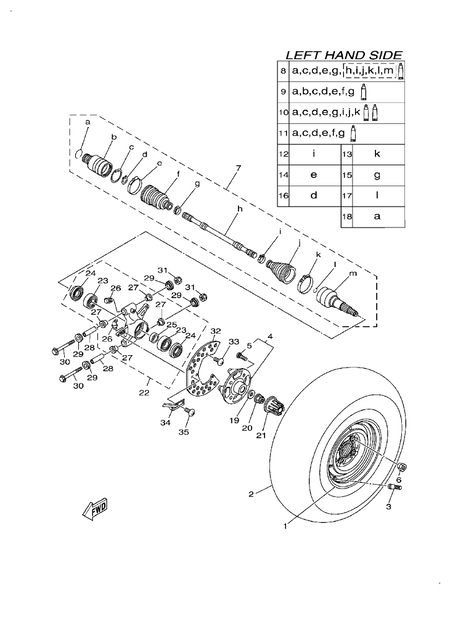REAR WHEEL (YU700G-RD(2021US)) REAR WHEEL (YU700G-RD(2021US))