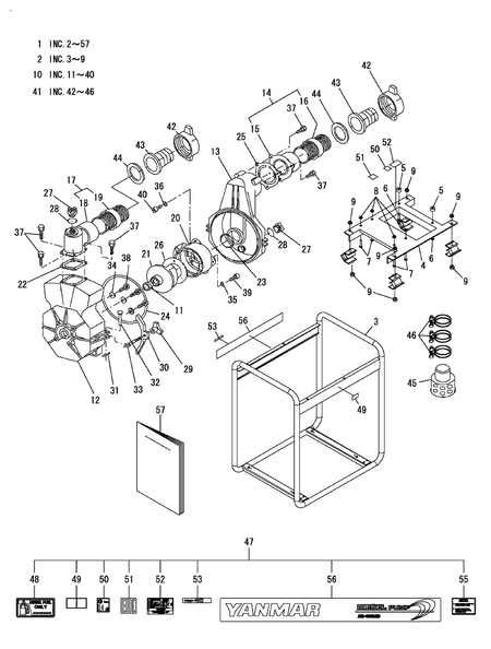 PUMP SET(YDP40TV-3) (YDP40TV-3)