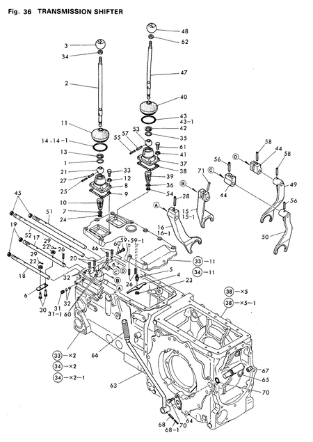 TRANSMISSION SHIFTER (YM500D)