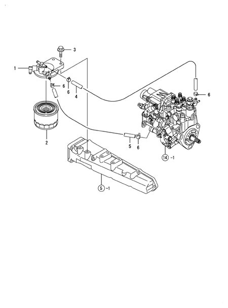 FUEL LINE (4TNV84T-GKM)