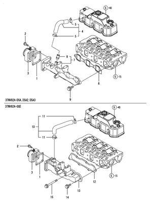 SUCTION MANIFOLD (3TNV82A-DSA)