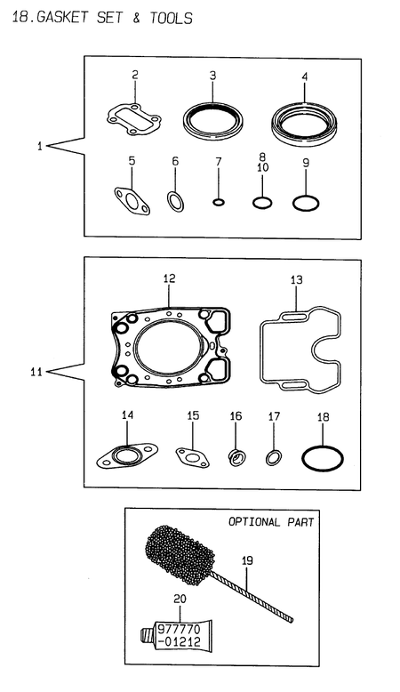 GASKET SET & TOOLS (2V78-TA)