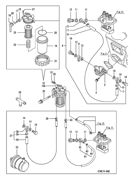 FUEL PIPE (3TNE74-DG)