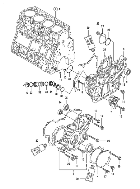 GEAR HOUSING (4TNV106TXTBL)