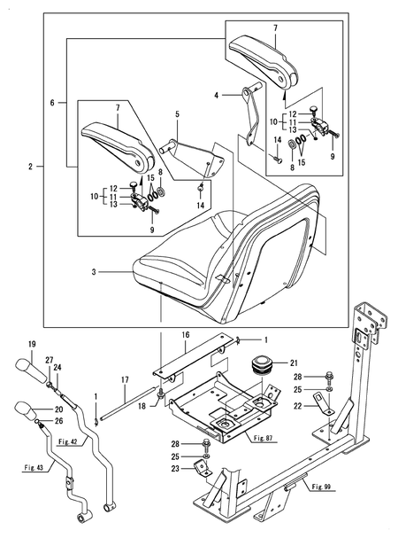 DRIVER SEAT (SX3100(CCY)) DRIVER SEAT (SX3100(CCY))