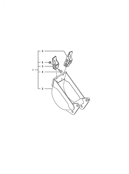 BUCKETS , 8INCH KIT (SC2450(YANMAR))