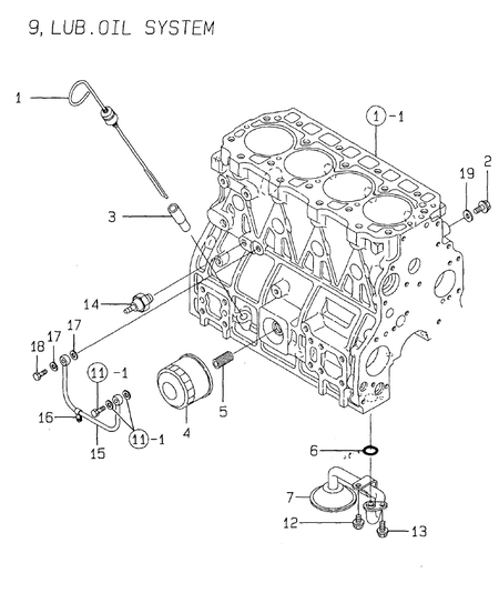 LUB.OIL SYSTEM (4TNE98-SA)