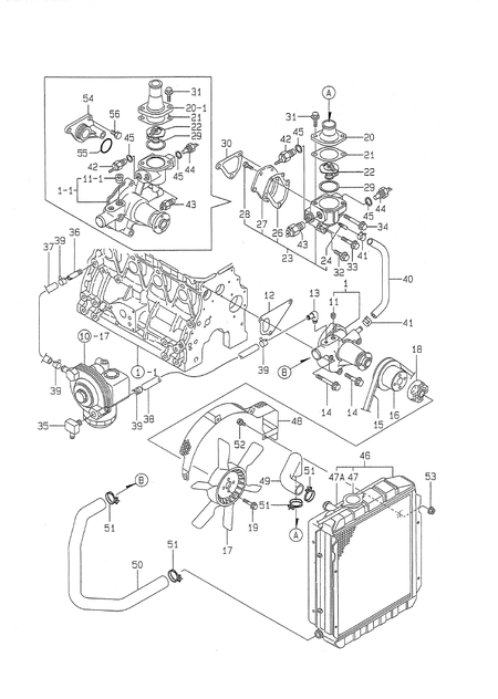 COOLING WATER SYSTEM (4TN84TL-RMCD)