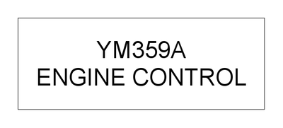 ENGINE CONTROL (YM359A)