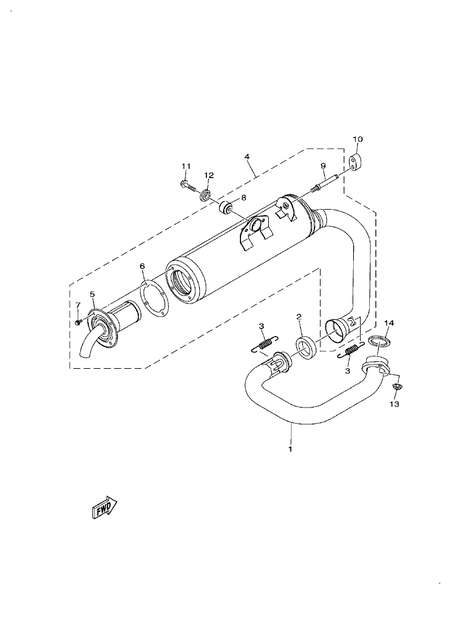 EXHAUST (YU700G-RD(2022US))