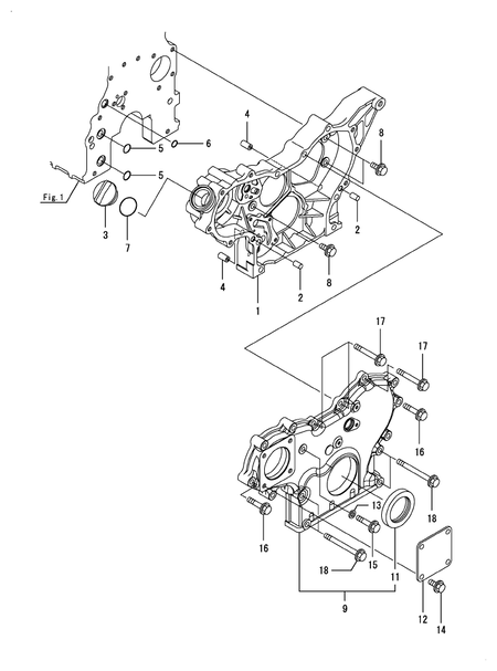 GEAR HOUSING (3TNV88C-DTR3)