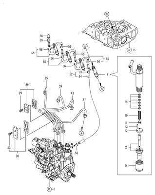 FUEL INJECTION VALVE (4TNV88-BDSA3) FUEL INJECTION VALVE (4TNV88-BDSA3)