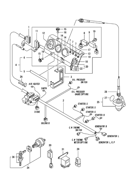 ELECTRIC PARTS (4TNV98-NSAP)
