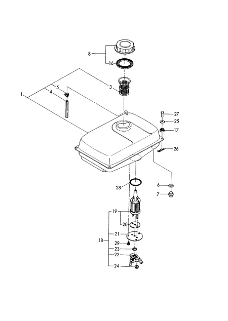 FUEL TANK (YLP3E)