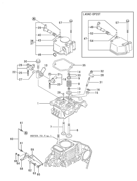 CYLINDER HEAD & BONNET (L40AE-DPY2)