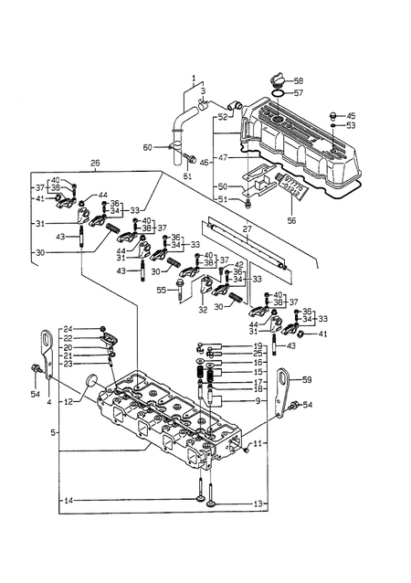 CYLINDER HEAD & BONNET (4TNE98-TB) CYLINDER HEAD & BONNET (4TNE98-TB)