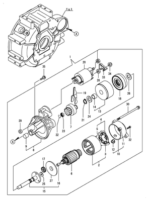 STARTER MOTOR (3TNV80F-NXDYA) STARTER MOTOR (3TNV80F-NXDYA)