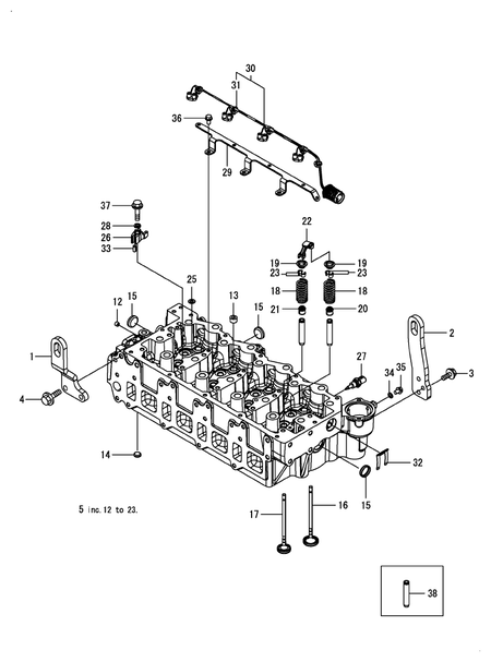 CYLINDER HEAD (4TN107FTT-6SMU1)